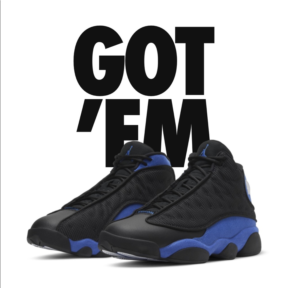 JORDAN 13 HYPER ROYAL SZ 9 3 pairs NOT IN HAND YET